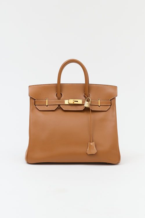 Hermès 1994 HAC Gold Courchevel Birkin 32 Bag