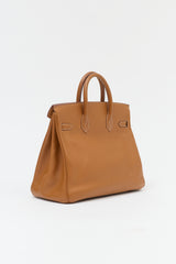 Hermès 1994 HAC Gold Courchevel Birkin 32 Bag