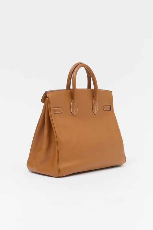 Hermès 1994 HAC Gold Courchevel Birkin 32 Bag
