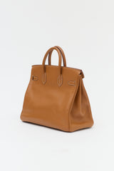 Hermès 1994 HAC Gold Courchevel Birkin 32 Bag