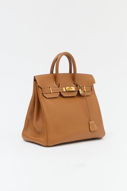 Hermès 1994 HAC Gold Courchevel Birkin 32 Bag