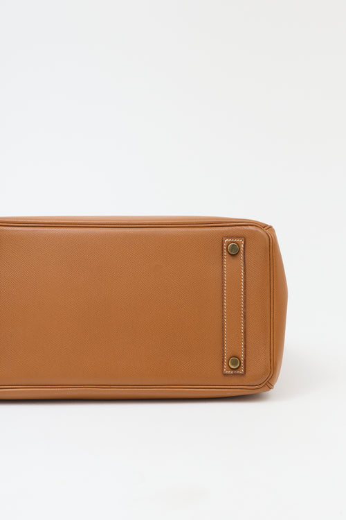 Hermès 1994 HAC Gold Courchevel Birkin 32 Bag