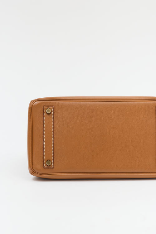 Hermès 1994 HAC Gold Courchevel Birkin 32 Bag