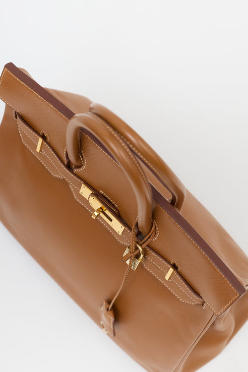 Hermès 1994 HAC Gold Courchevel Birkin 32 Bag