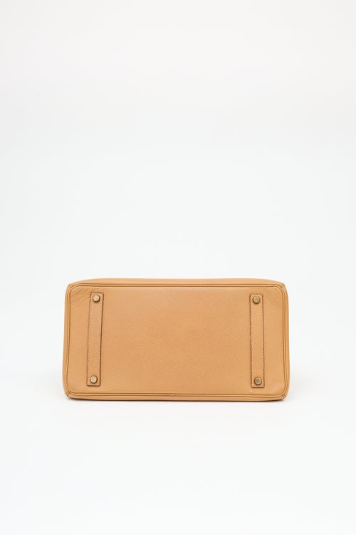 Hermès 1994 Natural Sable Ardennes Birkin 35 Bag