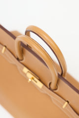 Hermès 1994 Natural Sable Ardennes Birkin 35 Bag
