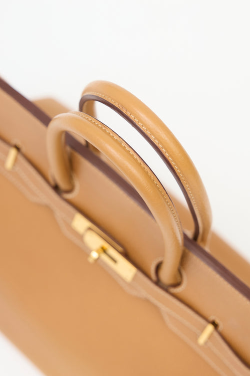 Hermès 1994 Natural Sable Ardennes Birkin 35 Bag