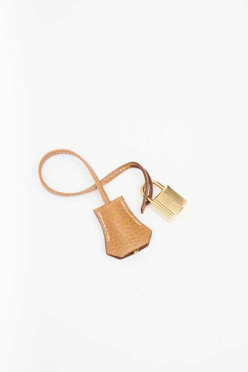 Hermès 1994 Natural Sable Ardennes Birkin 35 Bag