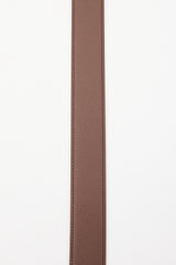 Hermès 1998 Black & Brown Box & Togo Belt Strap