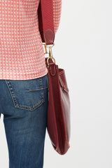 Hermès 1999 Burgundy Epsom Leather Evelyne 29 PM Bag