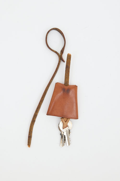 Hermès 1999 Écru Toile Canvas & Fauve Vache Hunter Leather HerBag Backpack