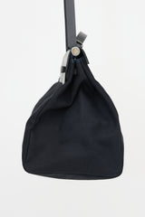 Hermès 1999 Toile & Leather Herbag Cabine 50 Bag
