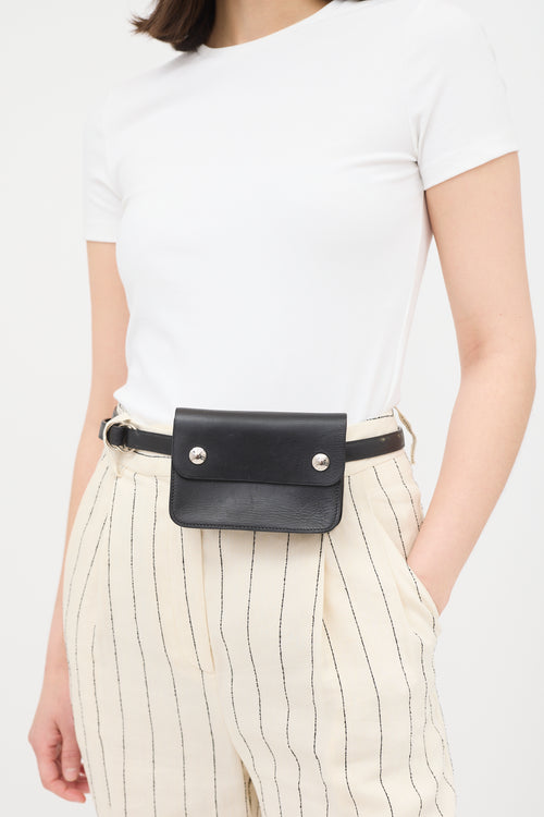 Hermès 2000 Noir Box Pochette Belt Bag