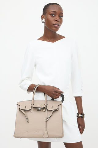 Hermès 2000 Gris Tourterelle  Fjord Birkin 35 Bag