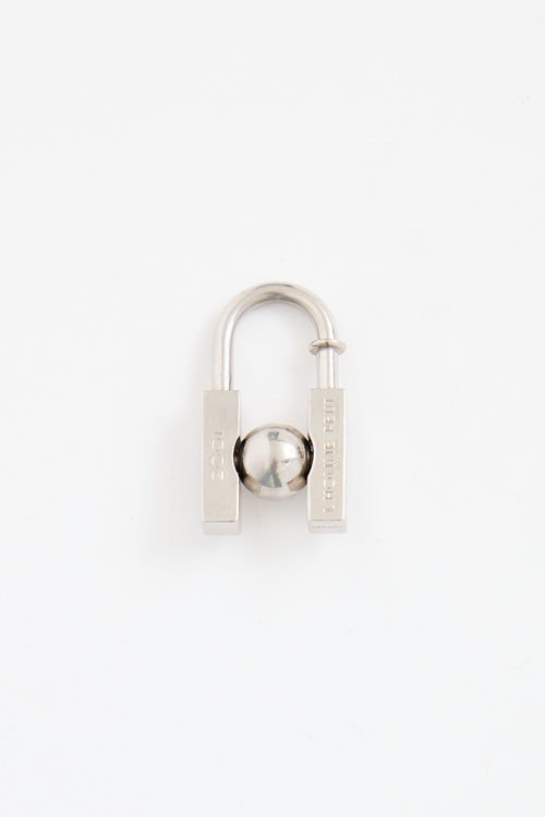 Hermès 2001 Palladium Cadena H-Ball Lock