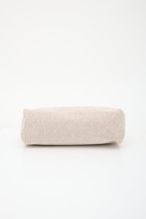 Hermès 2002 Marron Foncé Vache Hunter & Orange H Vibrato Herbag 31