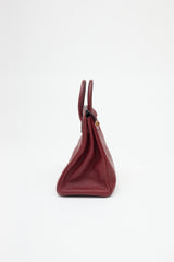Hermès 2004 HAC Rouge Fjord Birkin 32 Bag