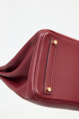 Hermès 2004 HAC Rouge Fjord Birkin 32 Bag
