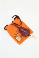 Hermès 2004 HAC Rouge Fjord Birkin 32 Bag