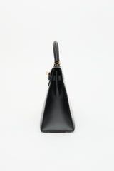 Hermès 2004 Noir H Box Kelly Sellier 32 Bag