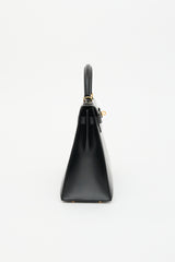 Hermès 2004 Noir H Box Kelly Sellier 32 Bag