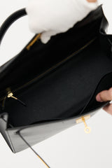 Hermès 2004 Noir H Box Kelly Sellier 32 Bag