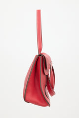 Hermès 2016 Vermillion Taurillon Halzan 31 Bag