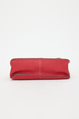 Hermès 2016 Vermillion Taurillon Halzan 31 Bag