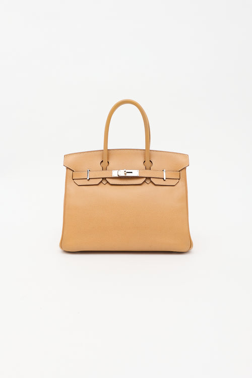 Hermès 2006 Gold Epsom Birin 30 Bag