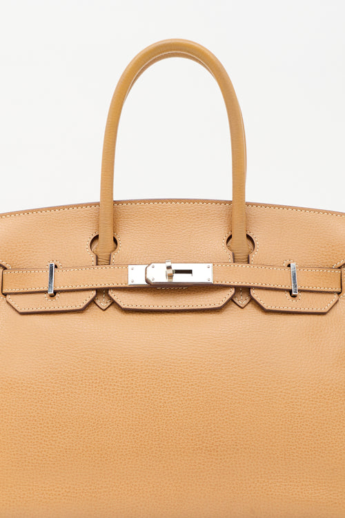 Hermès 2006 Gold Epsom Birin 30 Bag