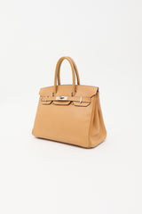 Hermès 2006 Gold Epsom Birin 30 Bag