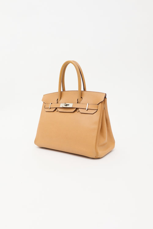 Hermès 2006 Gold Epsom Birin 30 Bag