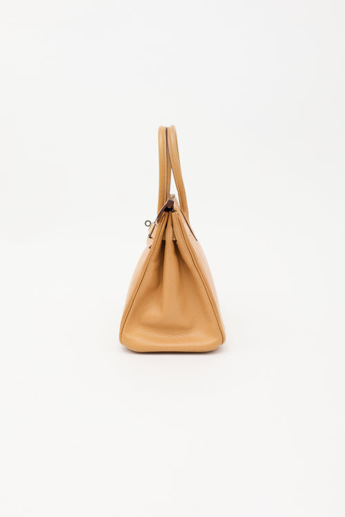 Hermès 2006 Gold Epsom Birin 30 Bag