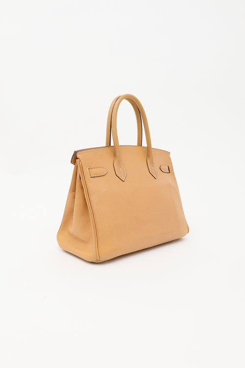 Hermès 2006 Gold Epsom Birin 30 Bag