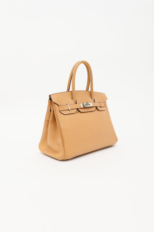 Hermès 2006 Gold Epsom Birin 30 Bag