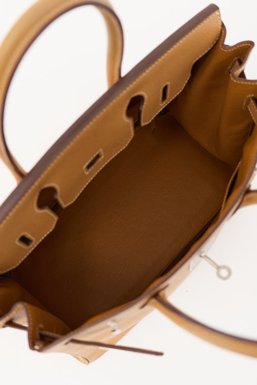 Hermès 2006 Gold Epsom Birin 30 Bag