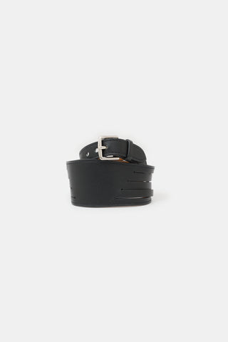 Hermès 2007 Swift Leather Braided Buckle Bracelet