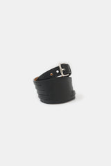 Hermès 2007 Swift Leather Braided Buckle Bracelet