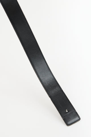 Hermès 2007 Togo Leather Reversible Belt Strap
