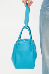 Hermès 2007 Turquiose Swift Lindy 30 Bag