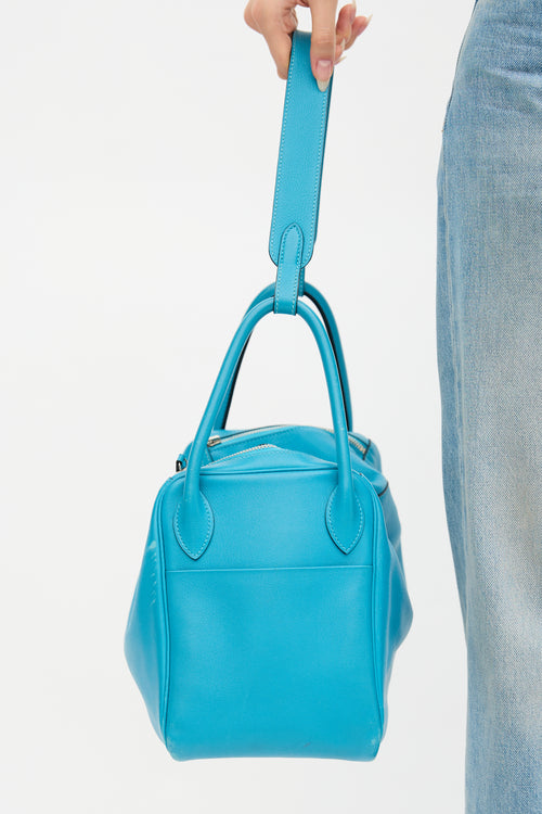 Hermès 2007 Turquiose Swift Lindy 30 Bag