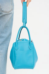 Hermès 2007 Turquiose Swift Lindy 30 Bag