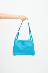 Hermès 2007 Turquiose Swift Lindy 30 Bag