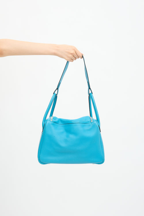 Hermès 2007 Turquiose Swift Lindy 30 Bag