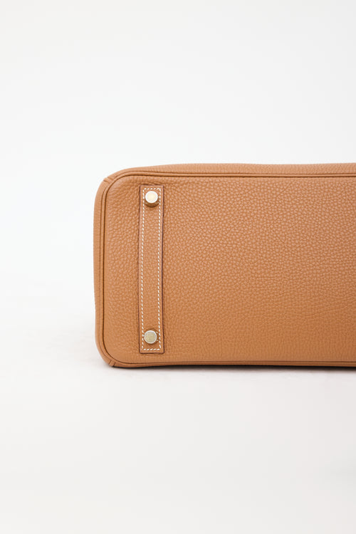 Hermès 2007 Gold Clemence Birkin 30 Bag