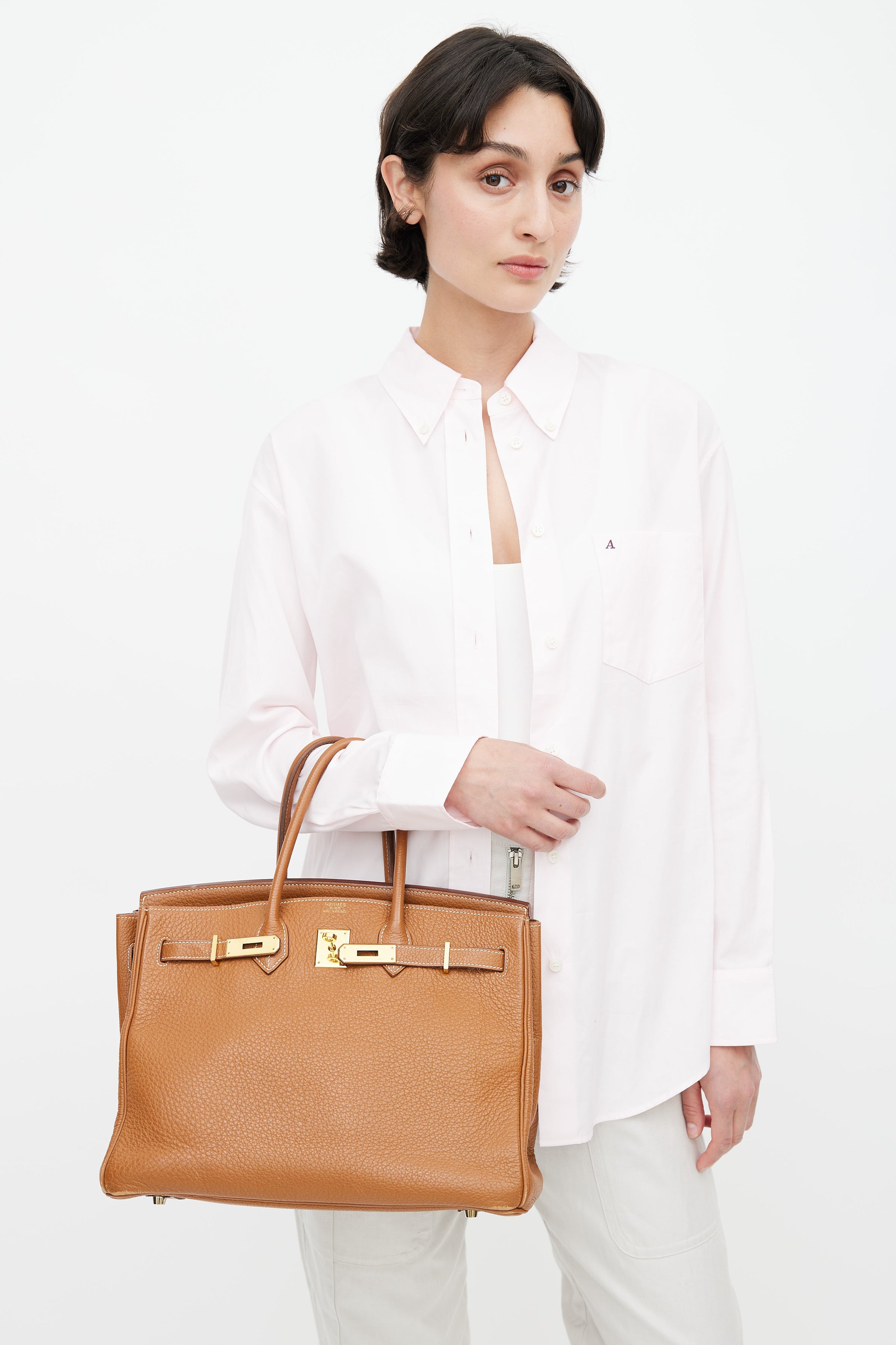 Hermès // 2008 Gold Clemence Birkin 35 Bag – VSP Consignment