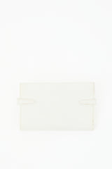 Hermès 2008 Blanc Epsom Kelly Depliant Wallet
