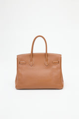 Hermès 2009 Gold Togo Birkin 30 Bag