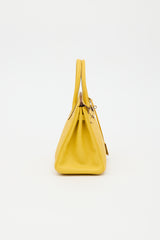 Hermès 2009 Jaune Ambre Clemence Birkin 30 Bag