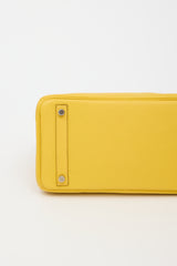 Hermès 2009 Jaune Ambre Clemence Birkin 30 Bag